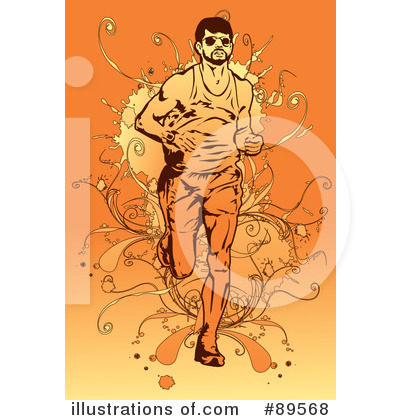 Royalty-Free (RF) Runner Clipart Illustration by mayawizard101 - Stock Sample #89568
