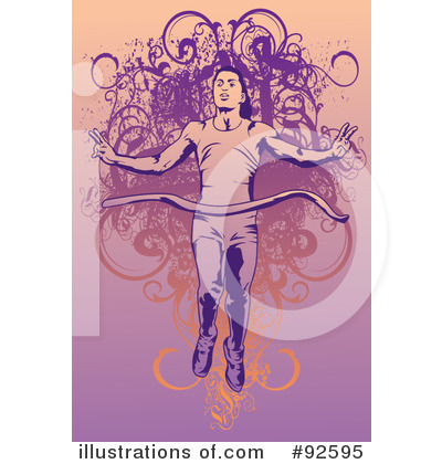 Royalty-Free (RF) Runner Clipart Illustration by mayawizard101 - Stock Sample #92595