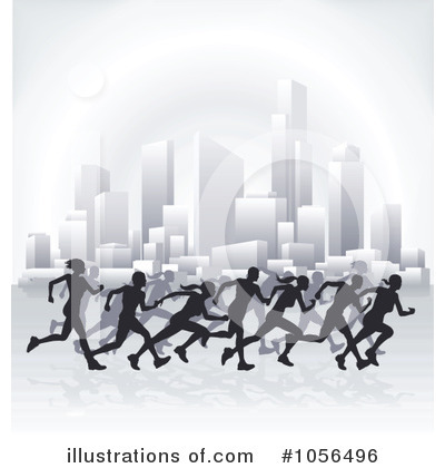 Runners Clipart #1056496 by AtStockIllustration