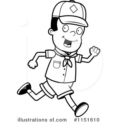 Royalty-Free (RF) Running Clipart Illustration by Cory Thoman - Stock Sample #1151610