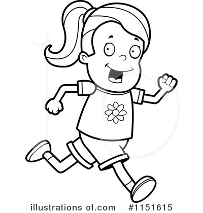 Royalty-Free (RF) Running Clipart Illustration by Cory Thoman - Stock Sample #1151615