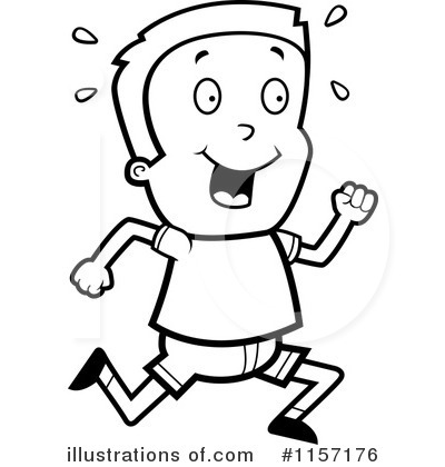 Royalty-Free (RF) Running Clipart Illustration by Cory Thoman - Stock Sample #1157176