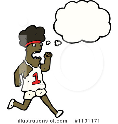 Royalty-Free (RF) Running Clipart Illustration by lineartestpilot - Stock Sample #1191171