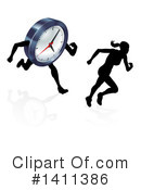 Running Clipart #1411386 by AtStockIllustration