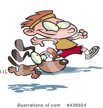 Jogging Clipart #438924 by toonaday