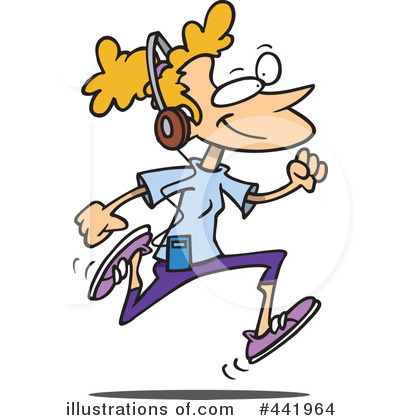 Jogger Clipart #441964 by toonaday