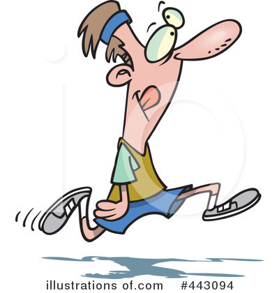 Jogger Clipart #443094 by toonaday