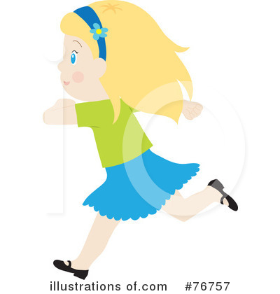 Royalty-Free (RF) Running Clipart Illustration by Rosie Piter - Stock Sample #76757