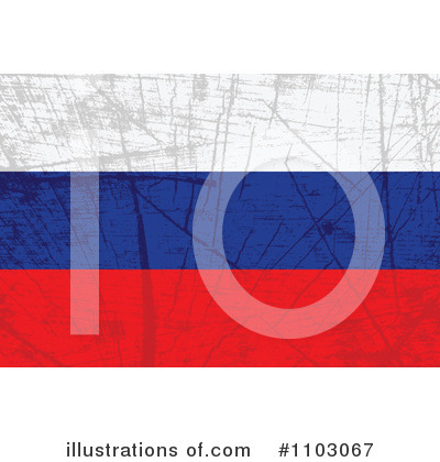 Royalty-Free (RF) Russian Flag Clipart Illustration by Andrei Marincas - Stock Sample #1103067