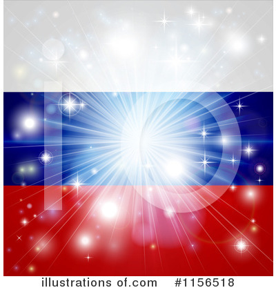 Royalty-Free (RF) Russian Flag Clipart Illustration by AtStockIllustration - Stock Sample #1156518
