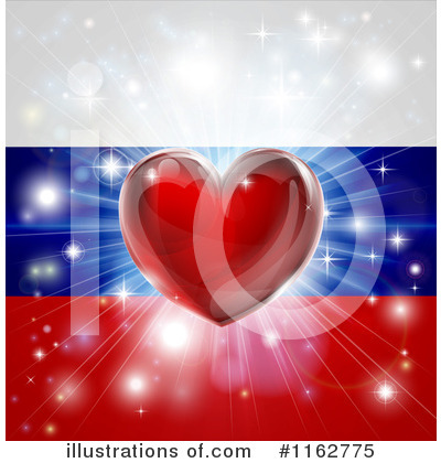 Royalty-Free (RF) Russian Flag Clipart Illustration by AtStockIllustration - Stock Sample #1162775