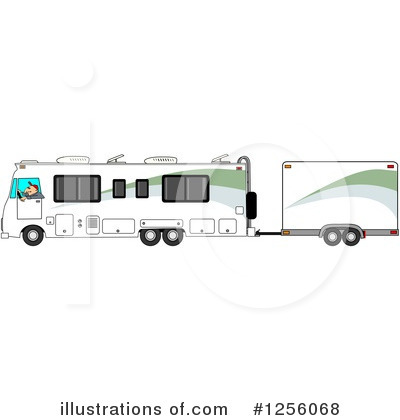 Royalty-Free (RF) Rv Clipart Illustration by djart - Stock Sample #1256068