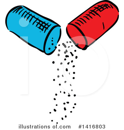 Pills Clipart #1416803 by Vector Tradition SM