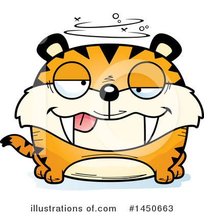 Royalty-Free (RF) Saber Tooth Tiger Clipart Illustration by Cory Thoman - Stock Sample #1450663