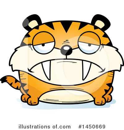Royalty-Free (RF) Saber Tooth Tiger Clipart Illustration by Cory Thoman - Stock Sample #1450669