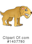 Saber Toothed Cat Clipart #1407780 by visekart