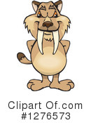 Saber Toothed Tiger Clipart #1276573 by Dennis Holmes Designs