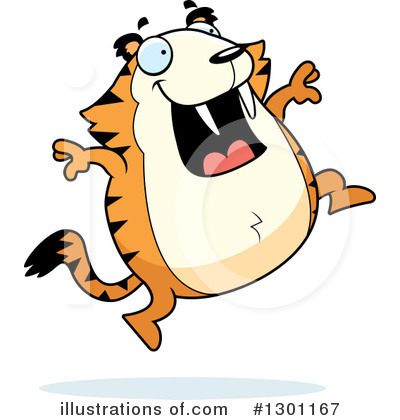 Royalty-Free (RF) Sabertooth Clipart Illustration by Cory Thoman - Stock Sample #1301167