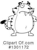 Sabertooth Clipart #1301172 by Cory Thoman