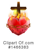 Sacred Heart Clipart #1466383 by AtStockIllustration