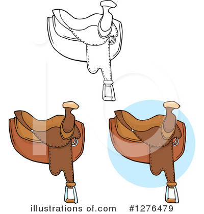Saddle Clipart #1276479 by Hit Toon