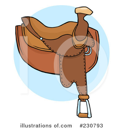 Royalty-Free (RF) Saddle Clipart Illustration by Hit Toon - Stock Sample #230793