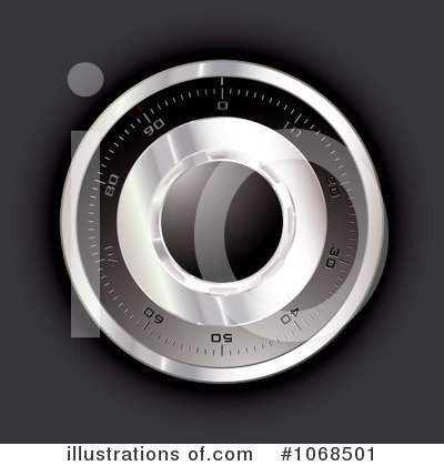 Royalty-Free (RF) Safe Dial Clipart Illustration by michaeltravers - Stock Sample #1068501