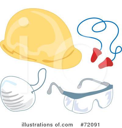 Royalty-Free (RF) Safety Gear Clipart Illustration by inkgraphics - Stock Sample #72091
