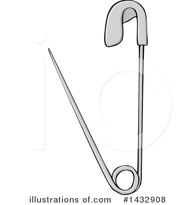 Safety Pin Clipart #1432908 by djart