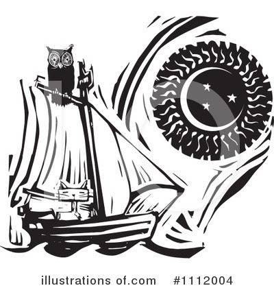 Royalty-Free (RF) Sailboat Clipart Illustration by xunantunich - Stock Sample #1112004