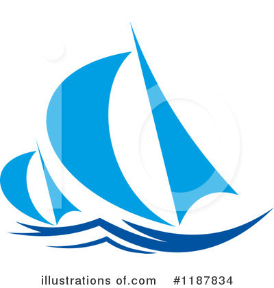 Royalty-Free (RF) Sailboat Clipart Illustration by Vector Tradition SM - Stock Sample #1187834