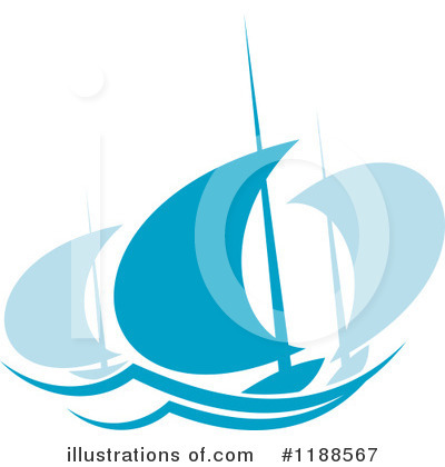 Royalty-Free (RF) Sailboat Clipart Illustration by Vector Tradition SM - Stock Sample #1188567