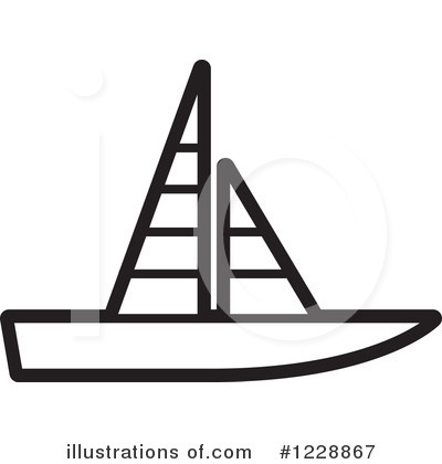 Royalty-Free (RF) Sailboat Clipart Illustration by Lal Perera - Stock Sample #1228867