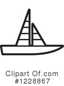 Sailboat Clipart #1228867 by Lal Perera