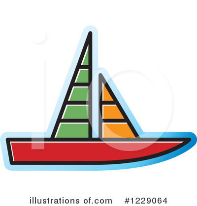 Sailboat Clipart #1229064 by Lal Perera