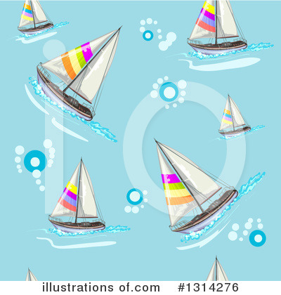 Sailboat Clipart #1314276 by merlinul