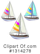 Sailboat Clipart #1314278 by merlinul