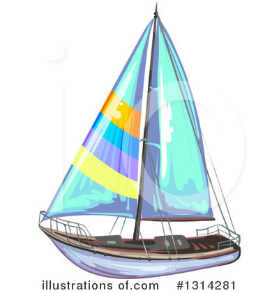 Sailboat Clipart #1314281 by merlinul