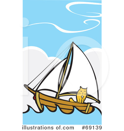 Royalty-Free (RF) Sailboat Clipart Illustration by xunantunich - Stock Sample #69139