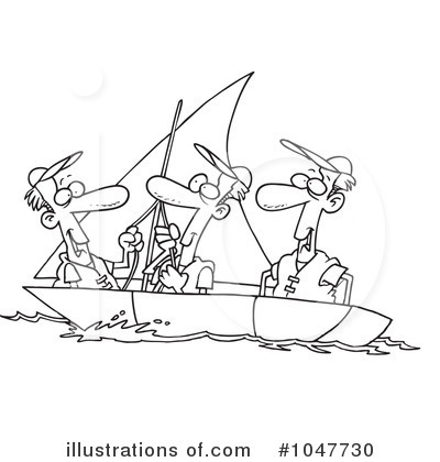 Sailing Clipart #1047730 by toonaday
