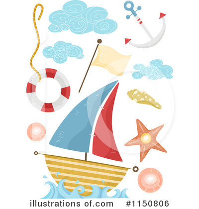 Nautical Clipart #1150806 by BNP Design Studio