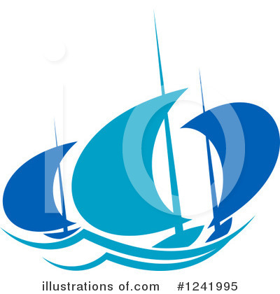 Royalty-Free (RF) Sailing Clipart Illustration by Vector Tradition SM - Stock Sample #1241995