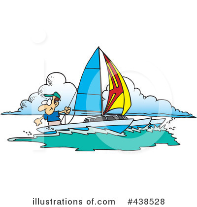 Sailing Clipart #438528 by toonaday