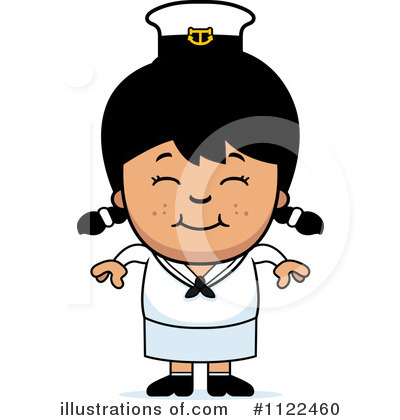 Asian Girl Clipart #1122460 by Cory Thoman