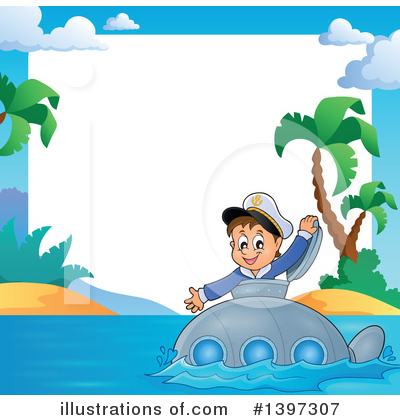 Submarine Clipart #1397307 by visekart