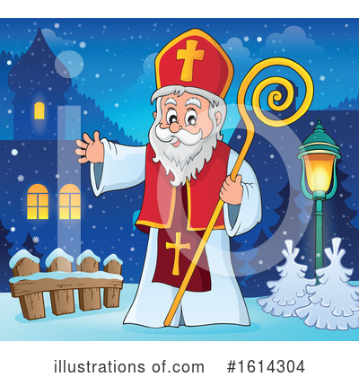 Royalty-Free (RF) Saint Nicholas Clipart Illustration by visekart - Stock Sample #1614304