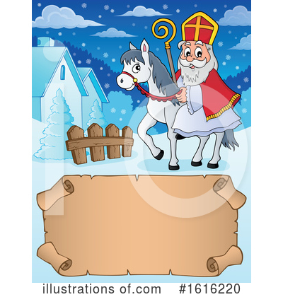 Royalty-Free (RF) Saint Nicholas Clipart Illustration by visekart - Stock Sample #1616220