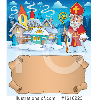 Royalty-Free (RF) Saint Nicholas Clipart Illustration by visekart - Stock Sample #1616223