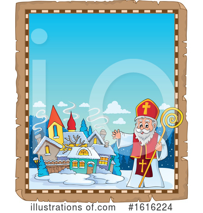 Royalty-Free (RF) Saint Nicholas Clipart Illustration by visekart - Stock Sample #1616224
