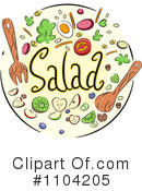 Salad Clipart #1104205 by BNP Design Studio